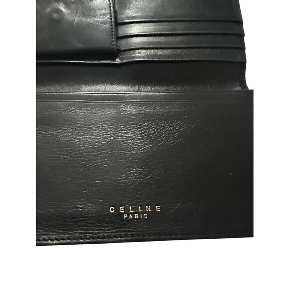 CELINE Womens Vintage Long Logo Clutch Wallet - Picture 8 of 11